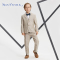 Breathable Linen Cotton Single Breasted Blazers for Boys